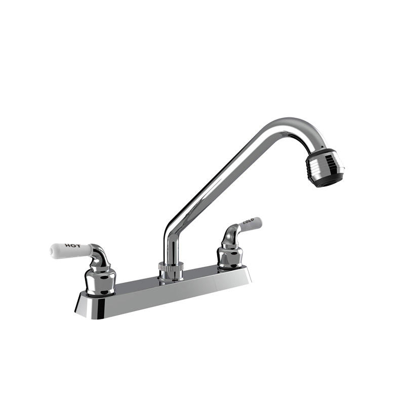 Professional customized Factory price dual handle kitchen faucet tap  B21-F8205C