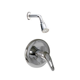 Brass Bathroom Shower Set Wall Mounted Shower Faucet with Spout  F9605R